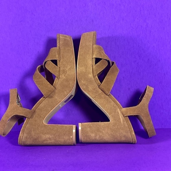 Splendid Women's Brown Suede Platform Piper Sandals Shoe Size 9-NEW - Picture 7 of 10